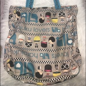 Harajuku Lovers  L Shoulder Tote Purse Anime